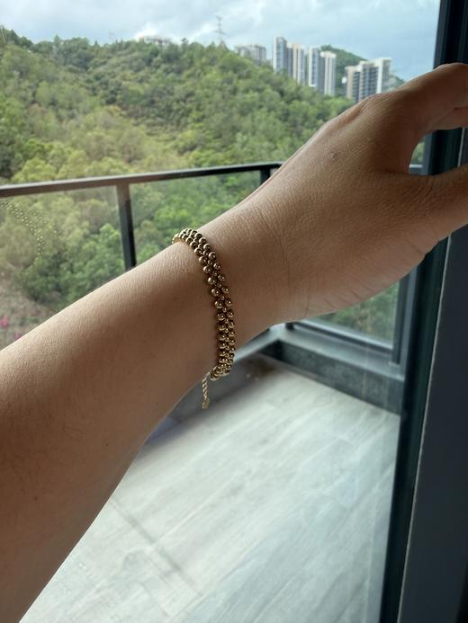 【挚友限定】金结 18K 金编织手链  厚金编织工艺质感拉满 腕间风格 商品图1