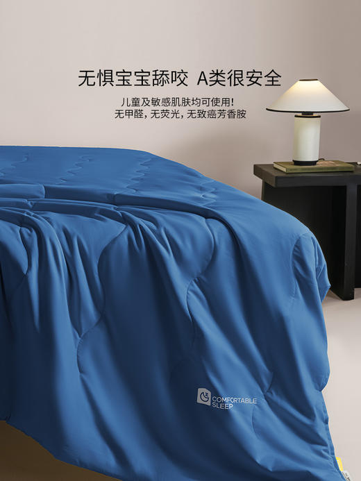 佳丽斯空调被夏被茶山A类抑菌夏季学生宿舍单人被子可机洗夏凉被 商品图4