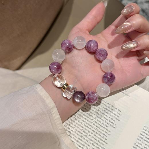 ARSIS｜晶石系列 紫云桃夭·紫祖母晶粉幽灵串珠手链 商品图1
