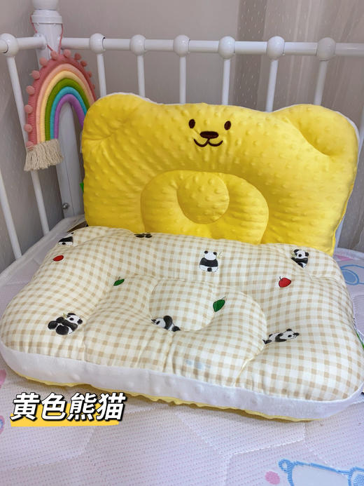 全棉儿童立体纱布豆豆枕头 婴幼儿宝宝小学生专用枕头枕芯（可水洗） 商品图4