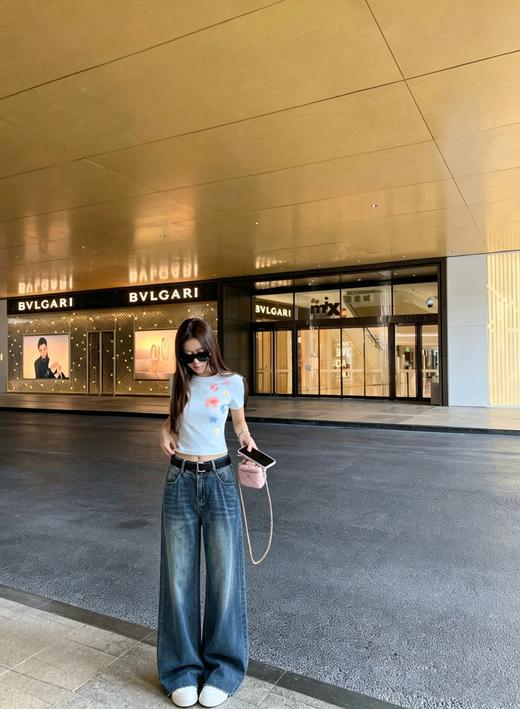 <曾小咸推荐> 复古蓝牛仔裤（配腰带） 日常159！！  活动89！！【预售款，预计3-15天发货】 商品图10