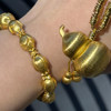 GAONAS 黄铜合成锆石手链 莲花宝相 贵气新中式金色手链11954SGO 商品缩略图5