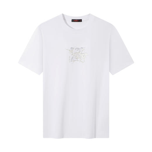 【7A抗菌/2A防螨/凉感】柒牌男装2026夏季新品宽松休闲短袖T恤 130T72200 商品图4