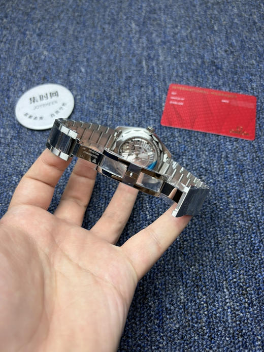 VS欧米茄海马世界时系列 VS海马世界时深海之蓝 蓝海马 海马世界时钢带款 男士腕表 表径43mm 商品图7