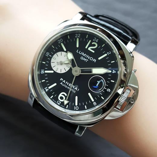 【95新】Panerai 沛纳海PAM00088自动机械机芯日期显示、GMT 44MM（男款）庐米诺系列精钢300326NJS30 商品图8