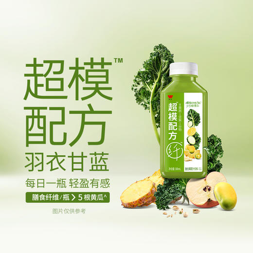 味全超模配方羽衣甘蓝 复合果蔬汁饮料 300ml*8瓶 商品图9