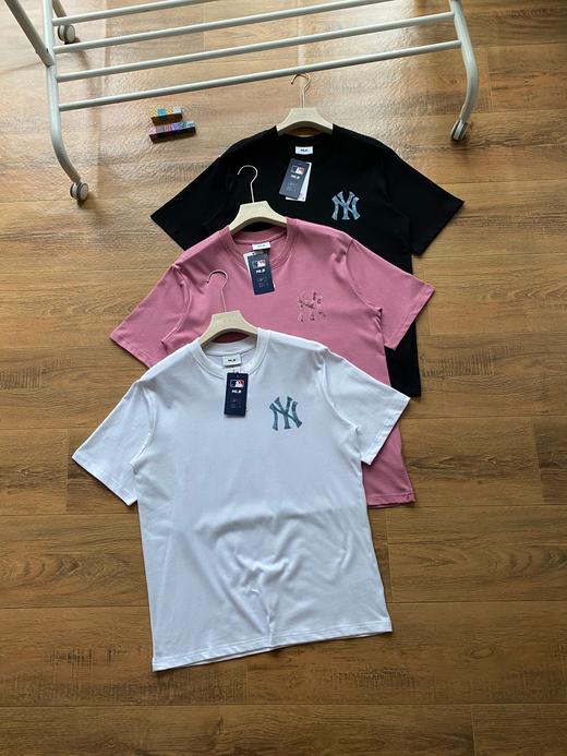 MLB短袖宽松男女情侣同款圆领洋基队休闲百搭印花T恤 商品图2