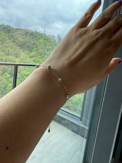 【挚友限定】无双 18k 双色金套装  日式精密切割工艺  多面立体雕琢 K 金如钻石极闪耀 双色金工艺 简约不简单 商品图2