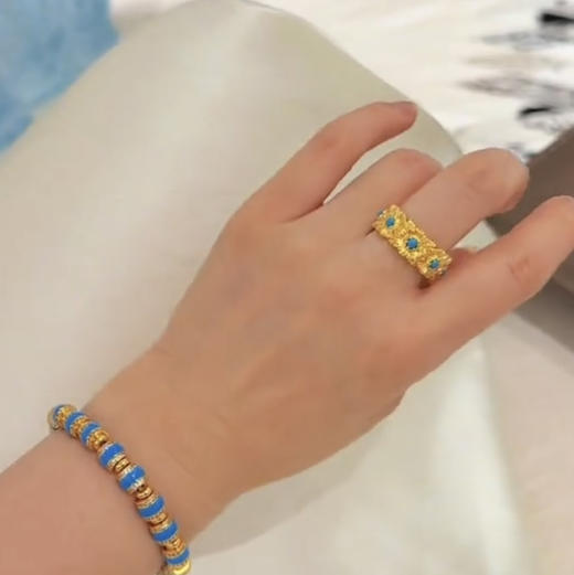 GAONAS高纳仕 时尚贵气日常百搭金色手链11976SGO 商品图4