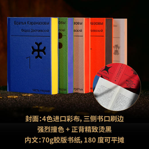 卡拉马佐夫兄弟（全4册文库本）（随身口袋书，布面刷边+精美书盒，耿济之经典译本+全新精校精注） 商品图6