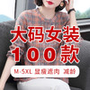女装2026年新款长袖格子衬衫女大码妈妈纯棉衬衣棉麻上衣春秋薄款 商品缩略图1