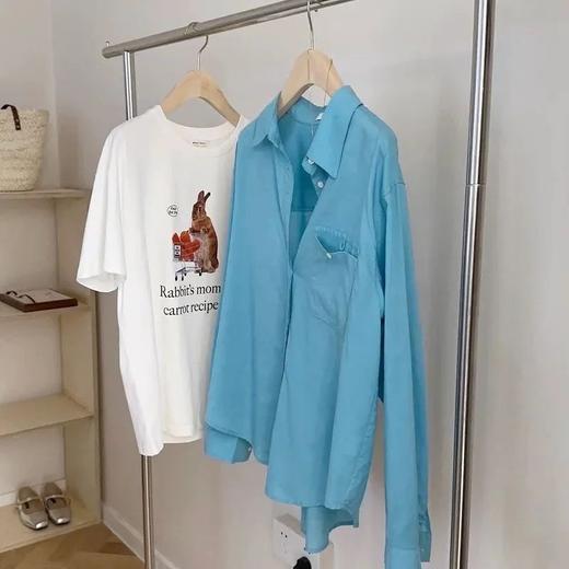 伊泺杉瓦尔登湖蓝衬衫，纯棉面料，洋气又大方 商品图5