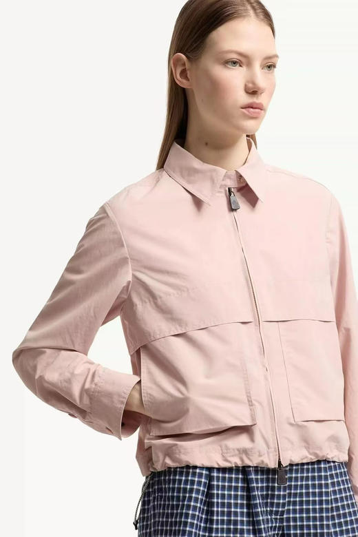 蒙口薄夹克。黑色 红色 粉色 自己备注颜色 商品图1