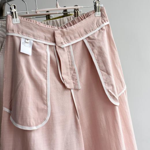 天丝棉宽筒裤 夏女装新款莱赛尔天丝棉薄九分宽筒休闲阔腿裤子 商品图1