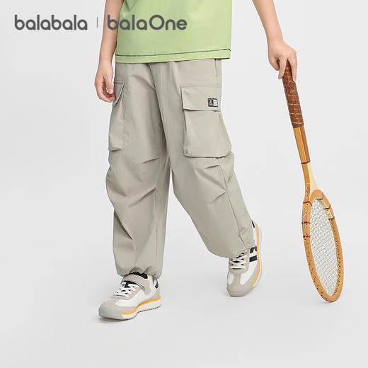 巴拉巴拉童装男童女童工装裤儿童裤子2026新款夏装中大童长裤舒适 商品图0