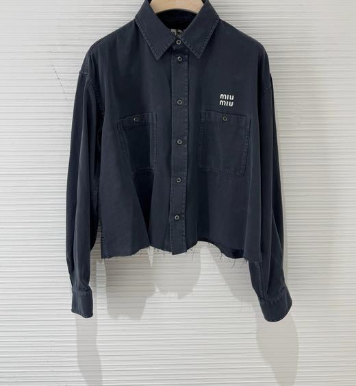 女款logo刺绣衬衫外套hu017 商品图0