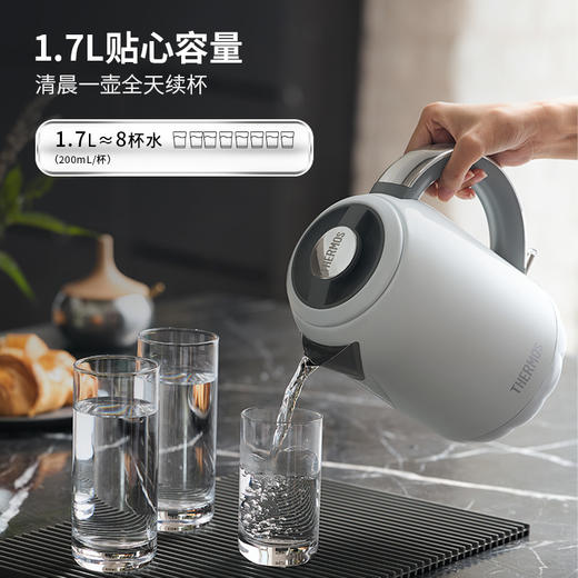 膳魔师 全水路纯钛大容量电热水壶1.7L 商品图5