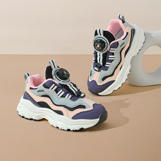 ANNIL/安奈儿童鞋男女童春季防滑减震科学护脚运动鞋儿HM6105775 商品图2