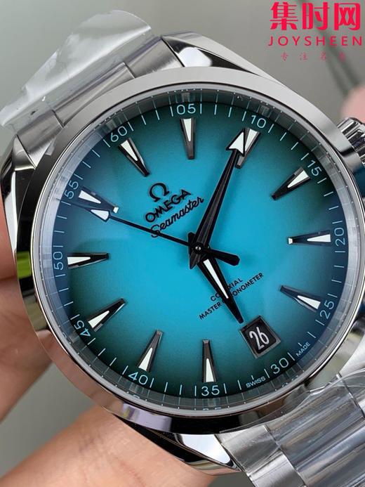 欧米茄VS海马150米系列 绿松石 6点位日历 Aqua Terra 150米腕表 8900一体机 男士腕表 表径41mm 商品图3