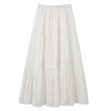 白色拼接钩花半身裙女春夏季2026新款梨形身材遮胯显瘦字百褶裙   NDK-J3282 商品缩略图4