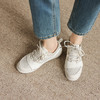 阿么手工女鞋透气薄底赤足鞋休闲情侣百搭2026夏季网面德训鞋2CM 商品缩略图1