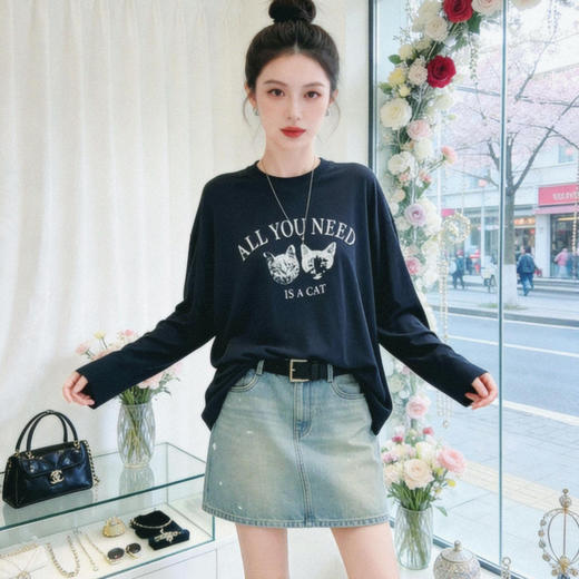 TRIUUCHU  高知印花麻感棉T 6026 日常百搭 慵懒感满满 商品图13