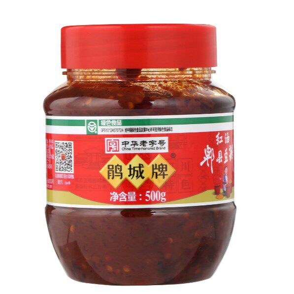 鹃城牌郫县豆瓣酱500g娟城正宗四川商用一整箱炒菜回锅肉川菜杜鹃