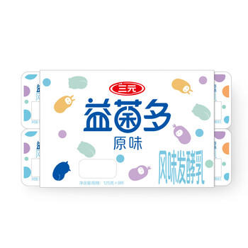 三元益菌多 原味酸奶 125g*16 活性益生菌 低温奶 新老包装交替发货 /水饮冲调 /低温奶 /低温酸奶 商品图6