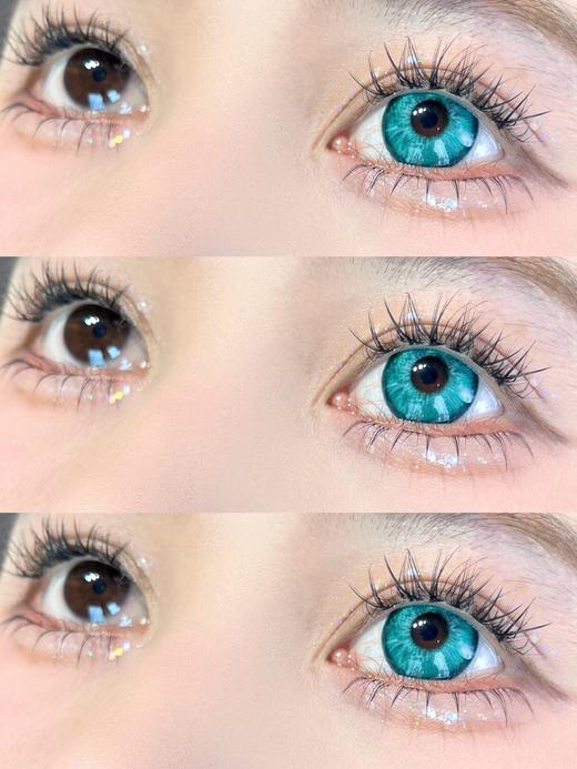 『日抛两片装/十片装』YUKICON--/曼陀罗红/曼陀罗绿/-总直径14.5mm-着色13.6mm【日抛0-800度 无525/575】 商品图7