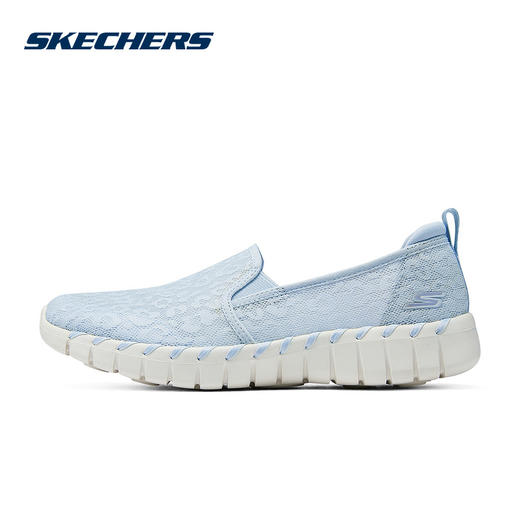 【6折】7楼斯凯奇Skechers 女款夏款一脚蹬蕾丝透气健步鞋124732-LTBL吊牌价599元现价359元 商品图0