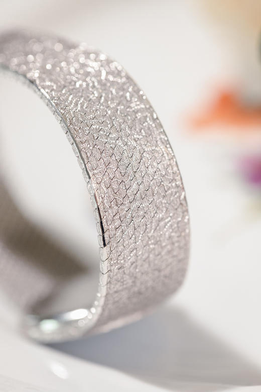 独角鹿西洋古董1970年代瑞士顶级钟表品牌江诗丹顿出品18K白金欧泊表盘女士腕表 商品图7