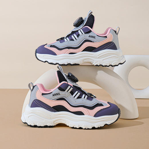 ANNIL/安奈儿童鞋男女童春季防滑减震科学护脚运动鞋儿HM6105775 商品图1