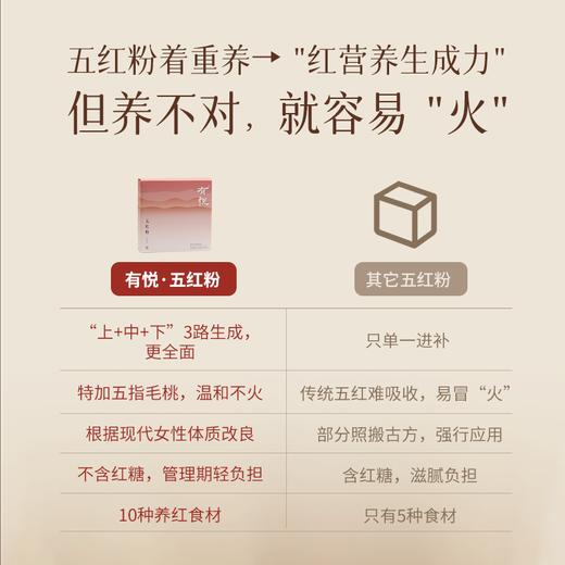 4月新上架！「五红粉」气血系列 五红汤便捷版 以红养红 口感丝滑 限时活动99/4盒 商品图2