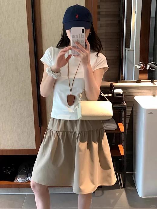 <曾小咸推荐>4.16新品上新 3色学院风A字半身裙 日常99！！ 活动价59！！【预售款，预计3-15天发货】 商品图7