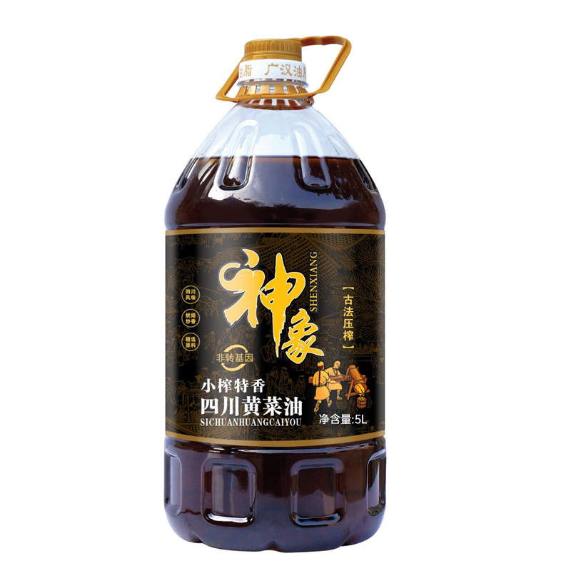神象小榨特香黄菜籽油5L