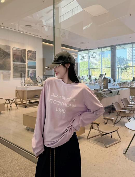 谁还没有这件acne！颜色敲好看的做旧磨破长袖T恤！ 商品图3