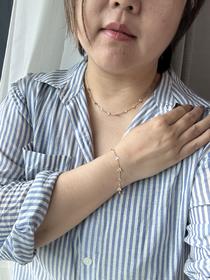 【挚友限定】双蝶 18k 双色金套装  日式锤纹金工艺锻造 立体蝴蝶 灵动闪耀 双面金佩戴随心