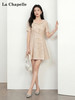 天猫同步【气质小香】拉夏贝尔/La Chapelle洋气显瘦~复古高级翻领连衣裙小个子短款约会裙 商品缩略图1