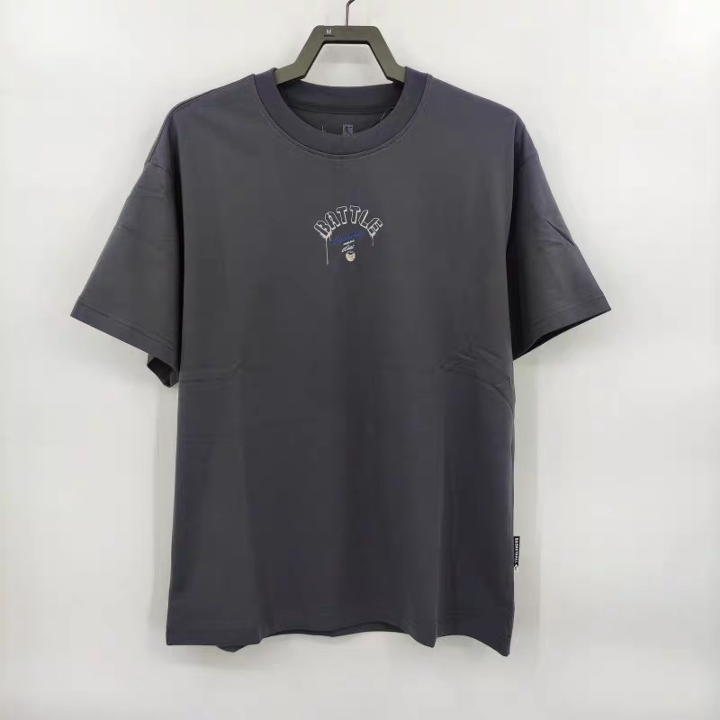 XXM2025夏男圆领宽松纯棉运动针织短袖T恤QDAHS3252304