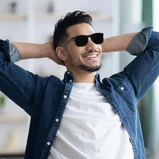 佐德博兹智能蓝牙音频蓝牙通话眼镜 | 黑色机身+未来感设计，戴出门回头率直接拉满，科技宅狂喜！ 商品图2