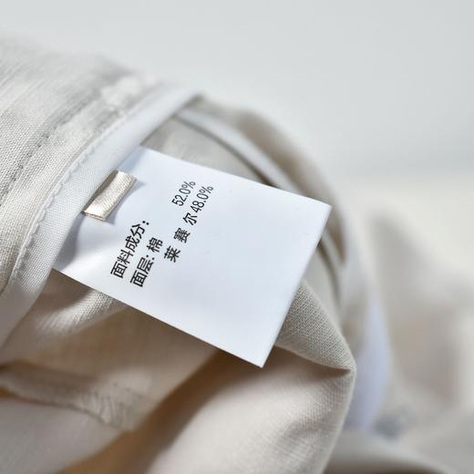 天丝棉宽筒裤 夏女装新款莱赛尔天丝棉薄九分宽筒休闲阔腿裤子 商品图2