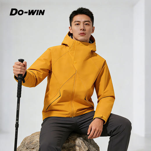 多威新款冲锋衣户外越野跑步男女运动外套2662011 商品图0