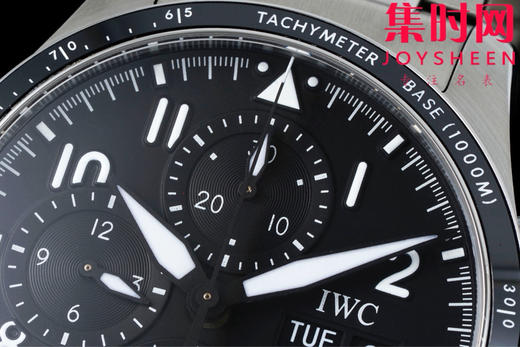 BLS万国新款飞行员计时系列 黑武士 飞行员计时双历 F1马石油车队 AMG马石油绿 7750机 男士腕表 表径41.1mm 精益求精 商品图2