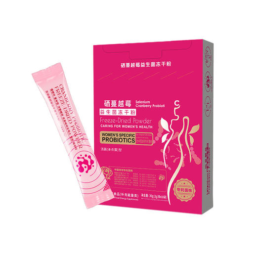 【高活性益生菌，活菌量足】HEESSU赫塑富硒蔓越莓益生菌冻干粉18000亿固体饮料蔓越莓益生菌。xb 商品图4