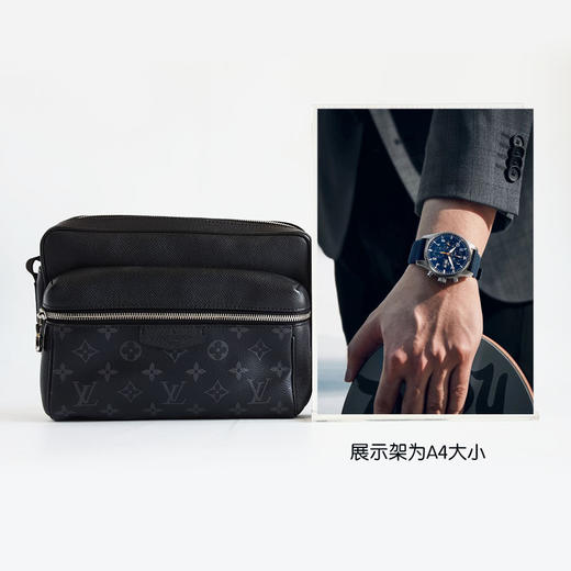【95新】LV路易威登M30233黑老花outdoor邮差包单肩斜挎包男士090426AK06 商品图8