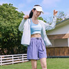 Schenvega 夏季山系冰感速干轻薄原纱防晒女士短裤 UPF100+ 凉感透气 D6-K5057 商品缩略图8