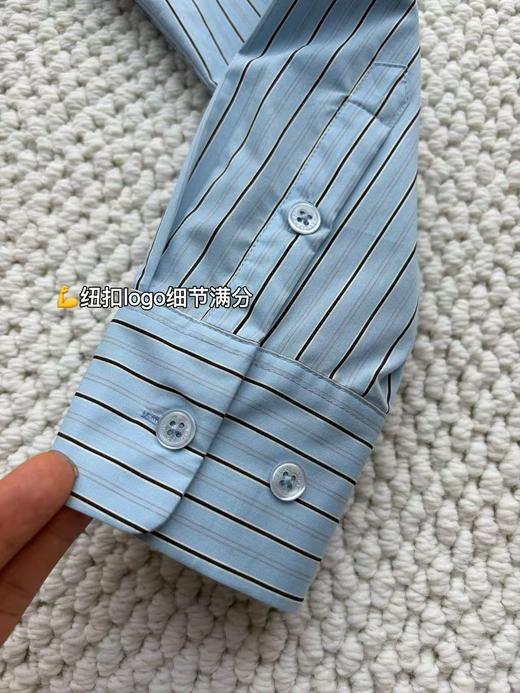 干净利落EQ丝绵色织条纹衬衫 商品图6