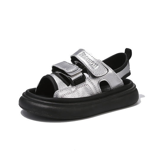 儿童露趾凉鞋2026夏季新款儿童百搭韩版厚底软底休闲鞋 商品图4