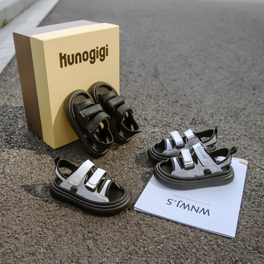 儿童露趾凉鞋2026夏季新款儿童百搭韩版厚底软底休闲鞋 商品图3