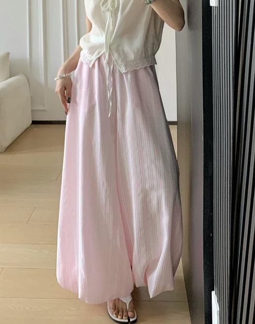 <曾小咸推荐>4.16新品上新 韩系蕾丝格子花苞裤裙 日常139！！ 活动价99！！【预售款，预计3-15天发货】 商品图3